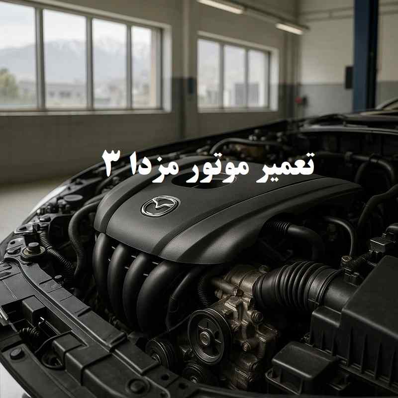 تعمیر موتور مزدا 3